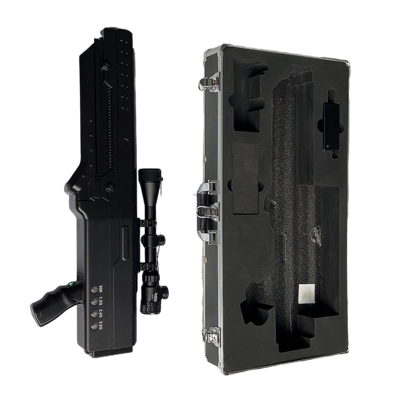  来凤手持便携式枪型低空防御反制四通道A型